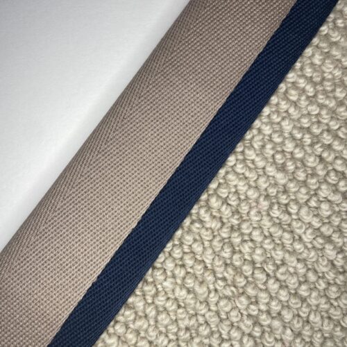 Mocha Meringue and Pageant Blue